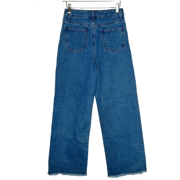 NWT listicle high rise wide leg jeans size S - Picture 2 of 7